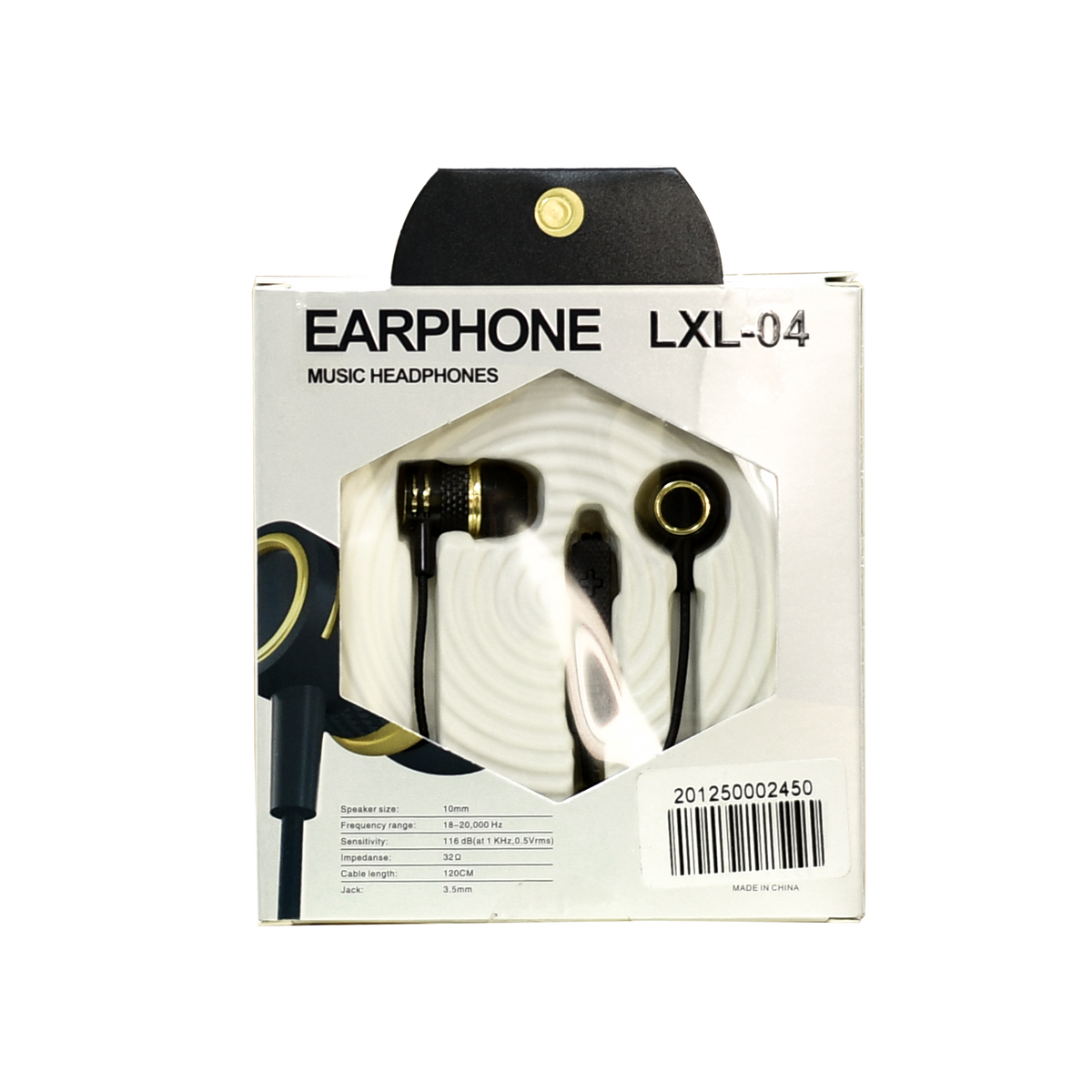 AUDIFONOS ESTEREO IN-EAR CON MICROFONO, CONTROL DE VOLUMEN, CONECTOR 3.5MM
