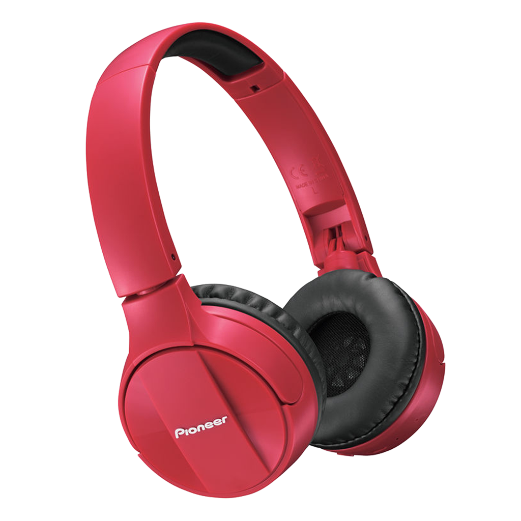 DJ Profesional Audífono Pro Estéreo Dinámico de Diadema Plegable Bluetooth, PIONEER SEMJ553BT-R