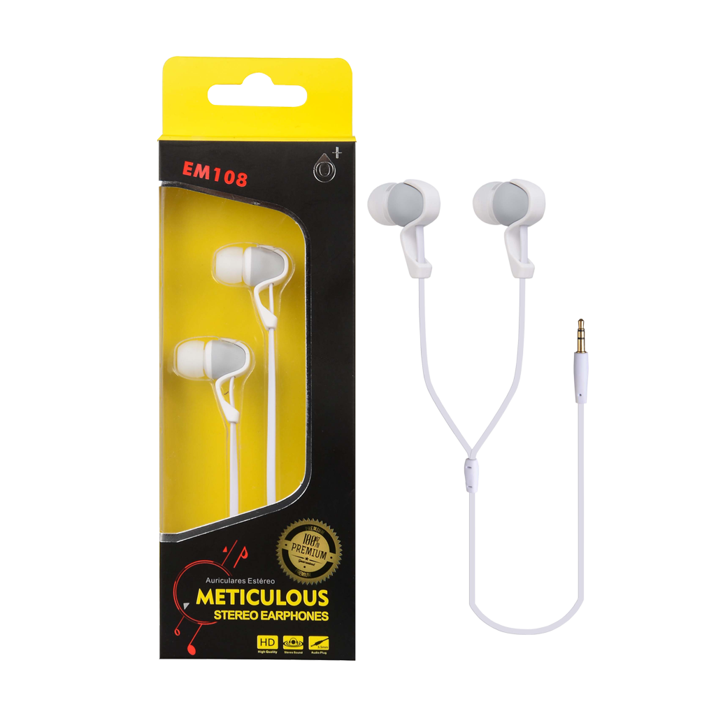 AUDIF. STEREO, COLOR BLANCO, IPHONE,ANDROID,LAPTOP,SIN MICROFONO, PLUG 3.5MM