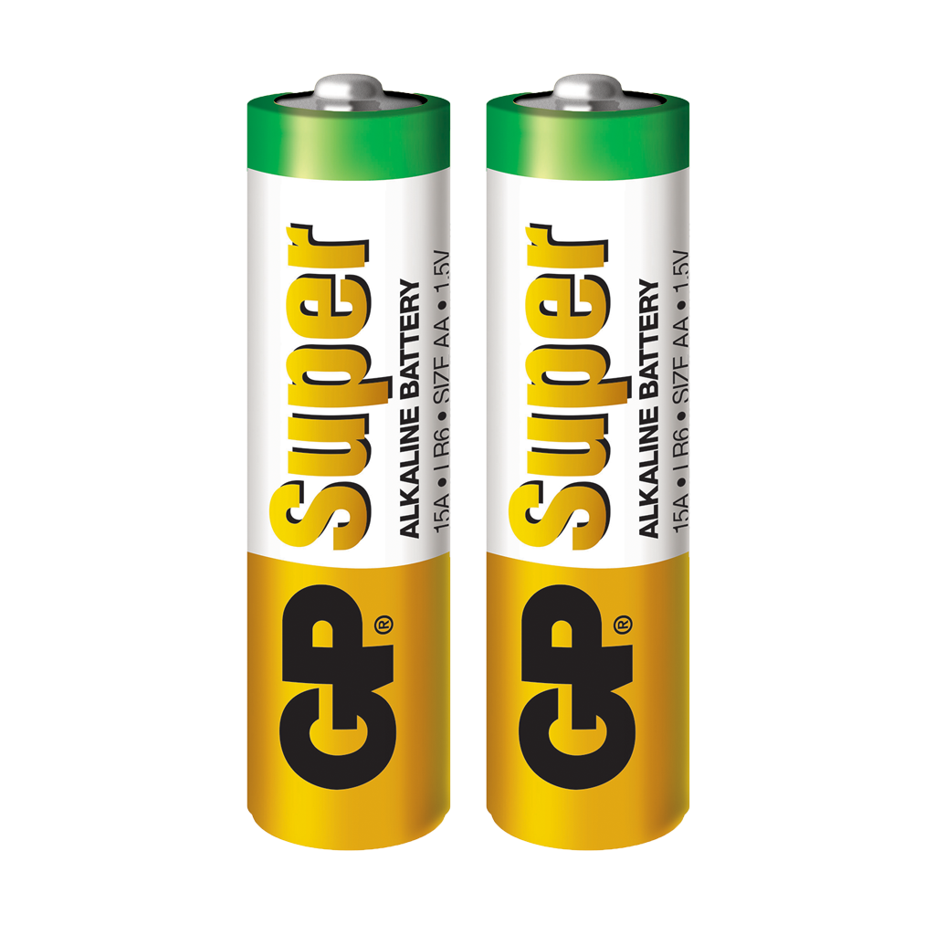 AA, 1.5V, SUPER ALCALINA, CELOFAN X 2PCS