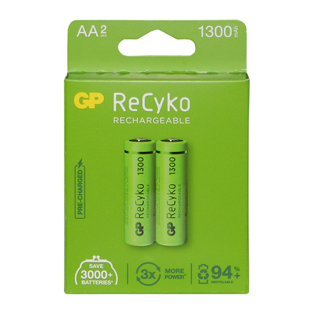 AA, 1300MAH NIMH, BLISTER X 2PCS