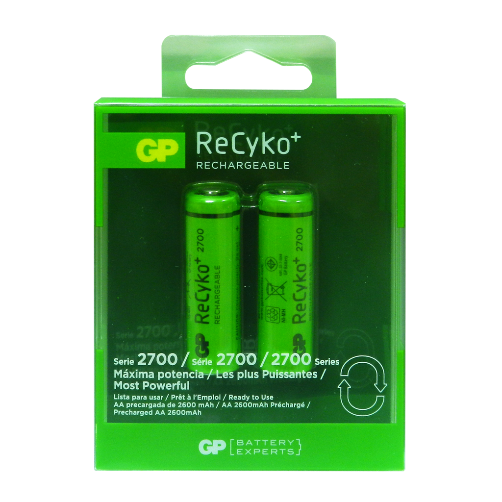 AA, RECYKO 2700MAH NIMH, BLISTER X 2PCS