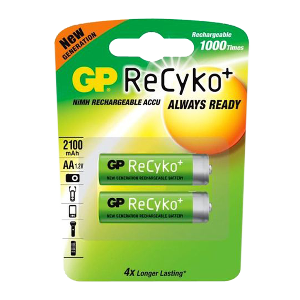 AA, RECYKO 2100MAH NIMH, BLISTER X 2PCS