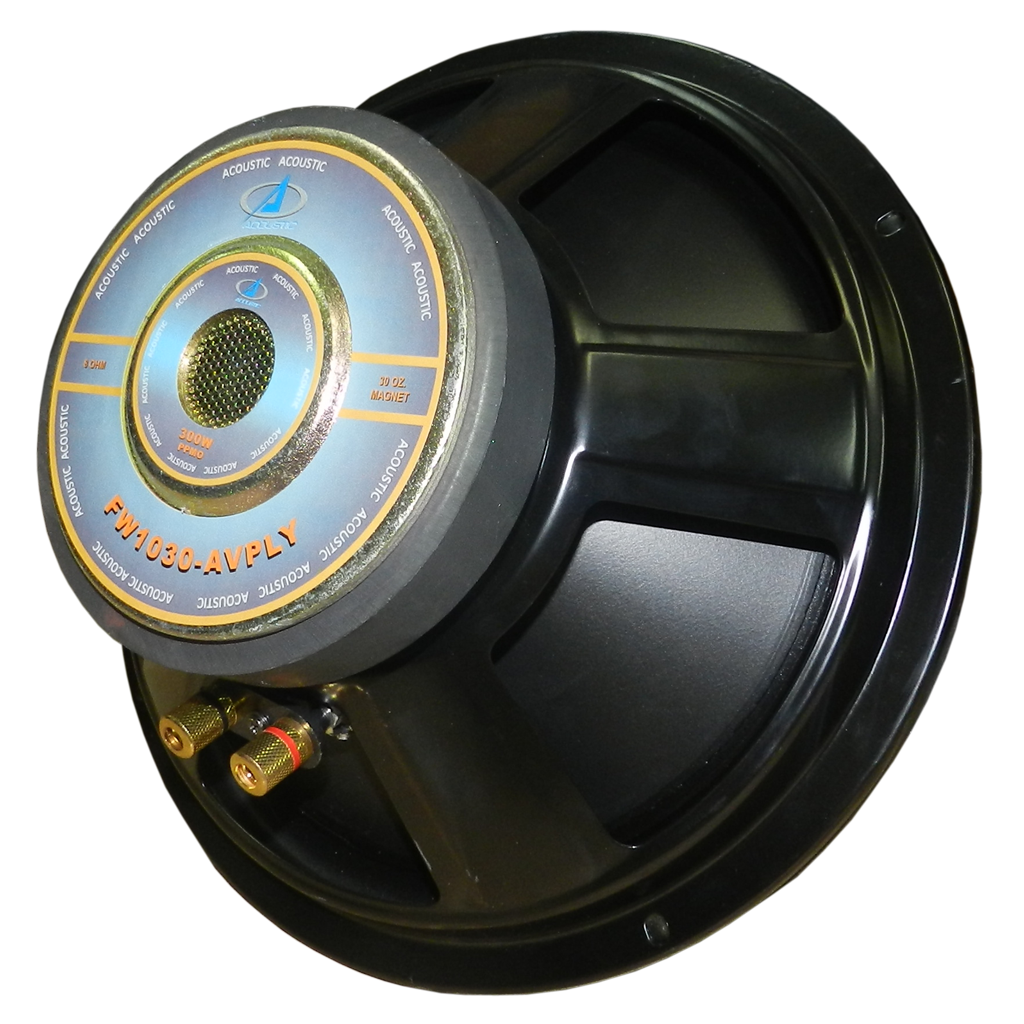 PARLANTE, 10 PULG., 300 WATTS, 8 OHM, 95DB