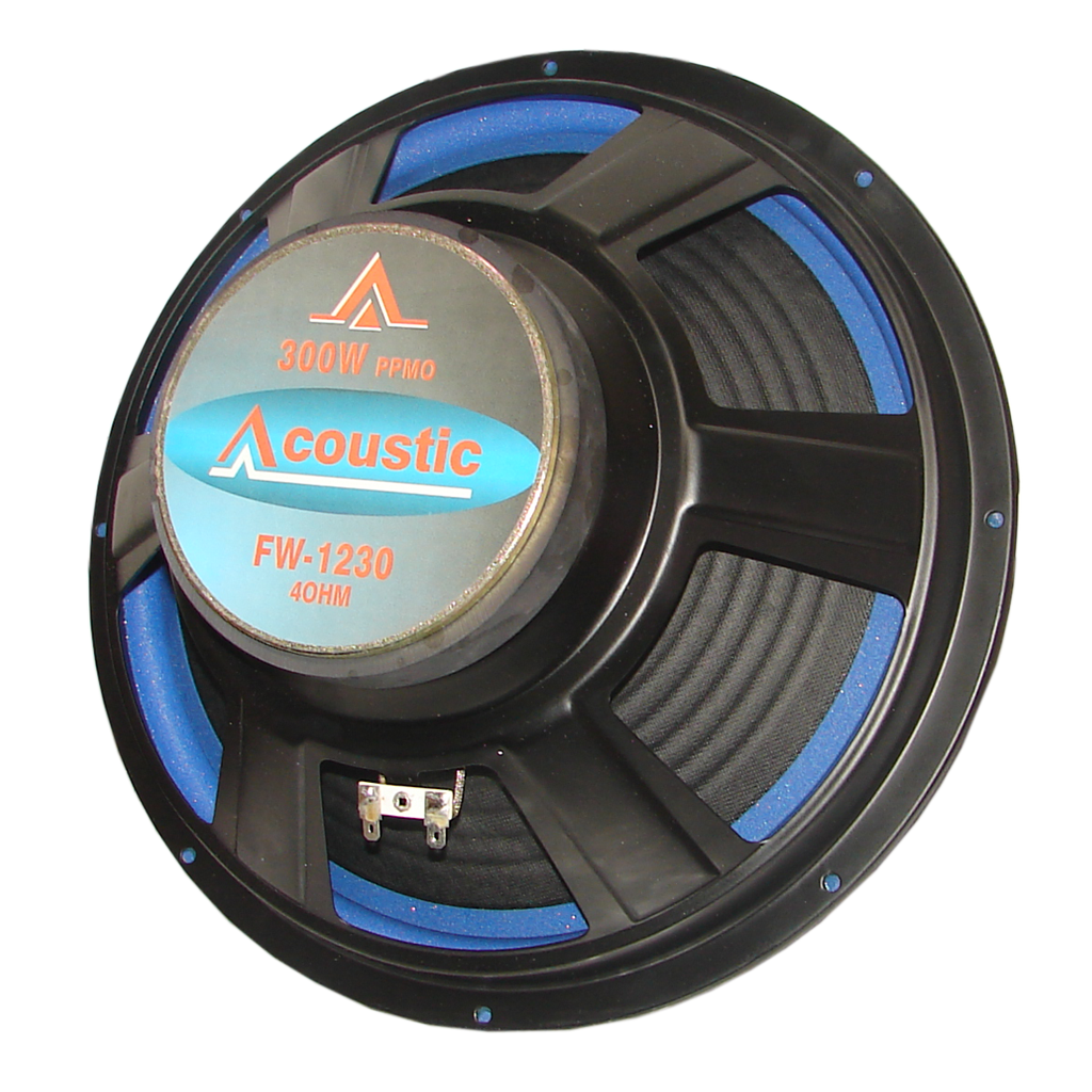 PARLANTE, 12 PULG., 300 WATTS, 4 OHM, 95DB