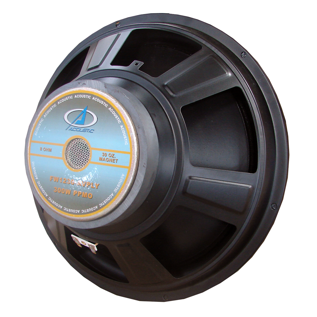 PARLANTE, 12 PULG., 300 WATTS, 8 OHM, 95DB