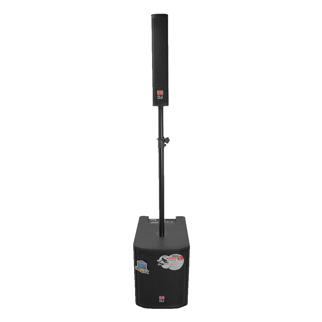 SISTEMA AMPLIFICADO, SUB-BAJO 12 PULG./SATELITES 8X3 PULG., 400W RMS LF/200W RMS HF, BT, USB