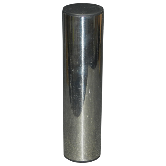 SHAKER 8", CILINDRICO DE LATON, TAPAS PLASTICAS