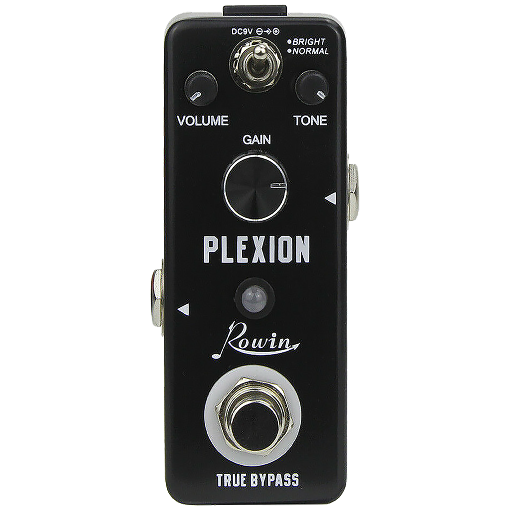 PEDAL DE EFECTO NANO DISTORCION, MATERIAL METALICO