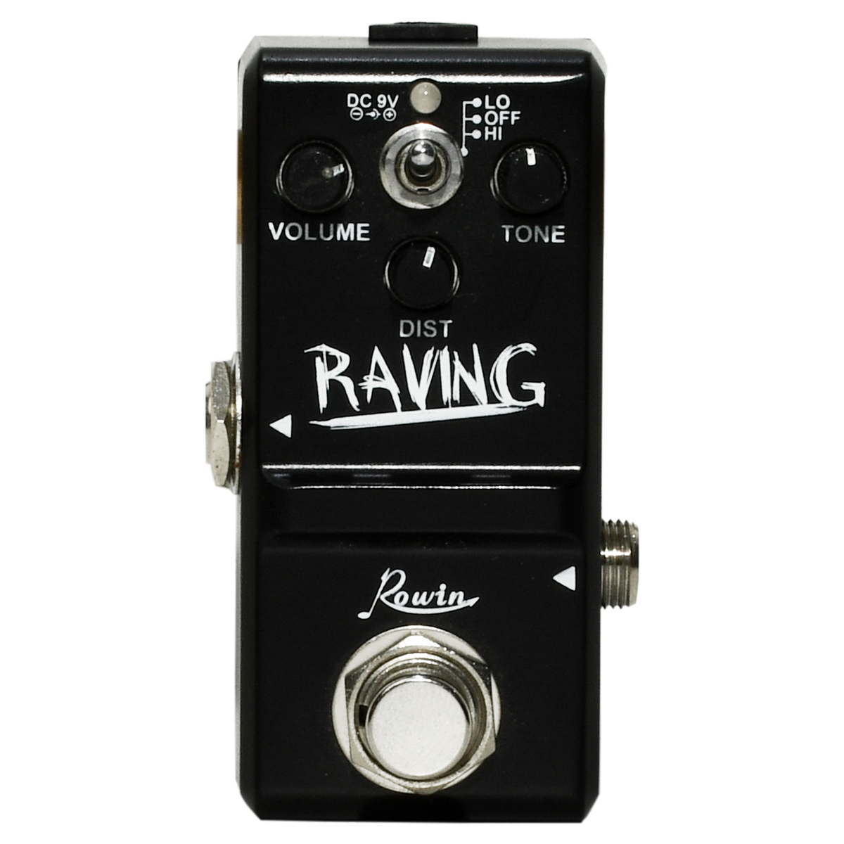 PEDAL DE EFECTO NANO RAVING, DISTORSION ANALOGICA PARA METAL, 3 MODOS
