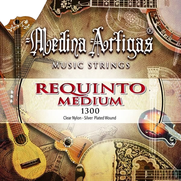 SET DE CUERDAS PARA REQUINTO, TENSION MEDIA, PLATEADAS