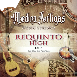 SET DE CUERDAS PARA REQUINTO, TENSION ALTA , PLATEADAS