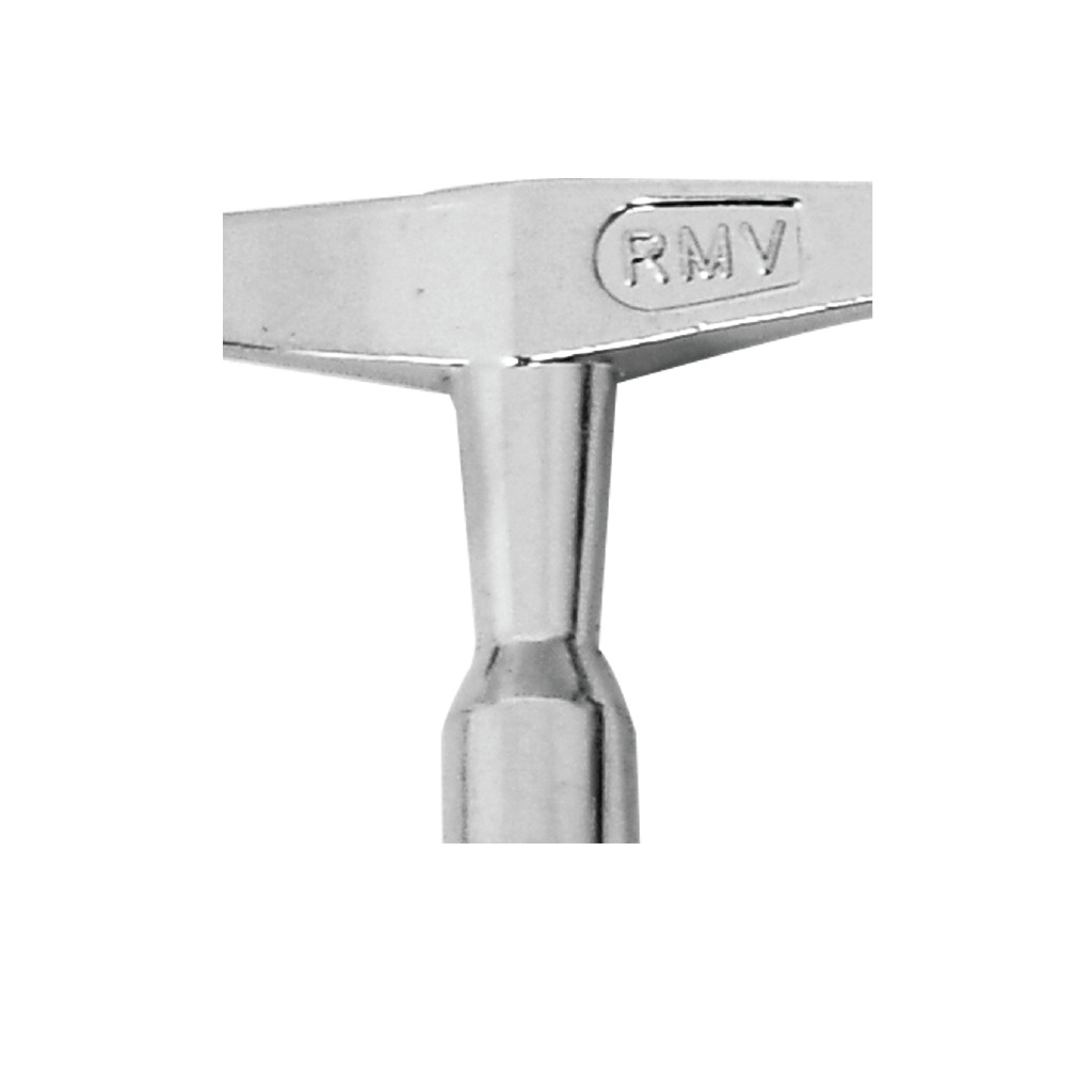 LLAVE PARA AFINAR TAMBORES DE BATERIAS TIPO MAPEX, NIQUELADA