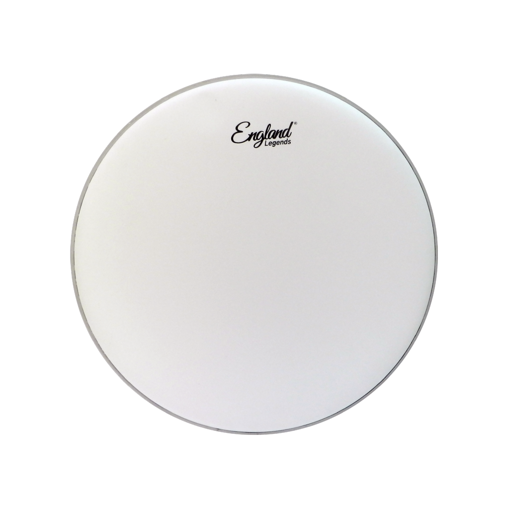 PARCHE 22" PARA BOMBO, LISO UNA CAPA, COLOR BLANCO