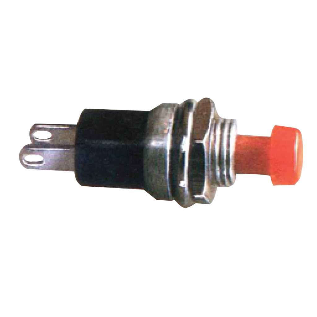 SWITCH PULSADOR, 2 POSICIONES, ABIERTO, ON/OFF, REDONDO